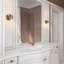 Applique murale 1 lumière Glam Gold
