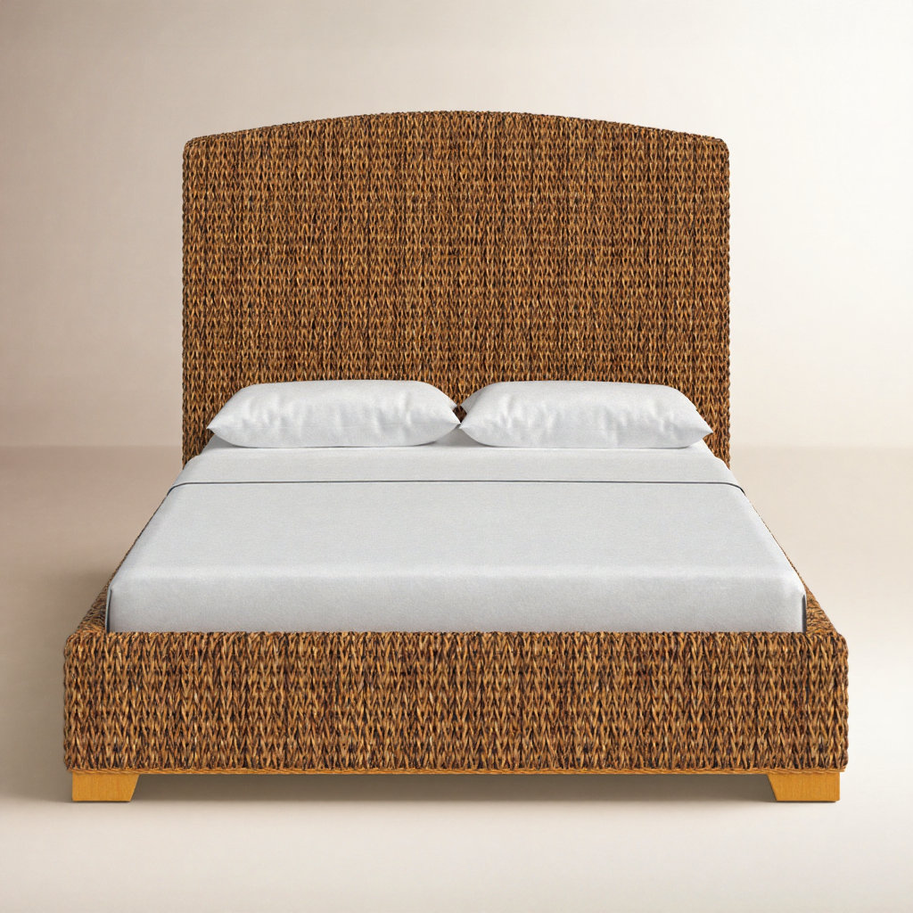 Arleen Mahogany Bed, Queen