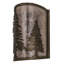 Rustic Lodge 1 - Light Flush Mounted Sconce
