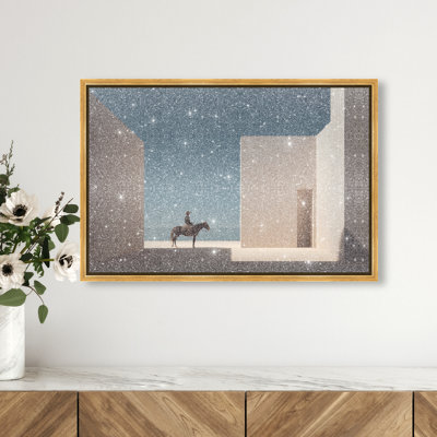 Lone Equestrian I Print by Oliver Gal