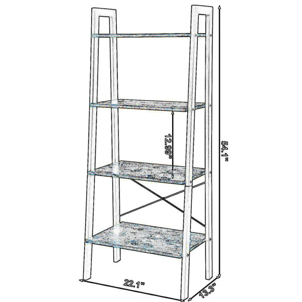 Archaimbaud 6-Tier Storage Open Shelf Unit, Free-Standing Metal Corner Rack Shelving with Wheels Williston Forge