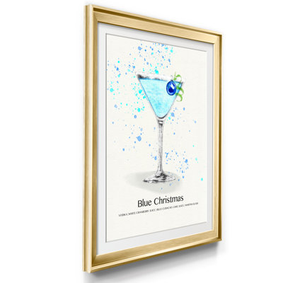 " Blue Christmas Cocktail " by J Paul