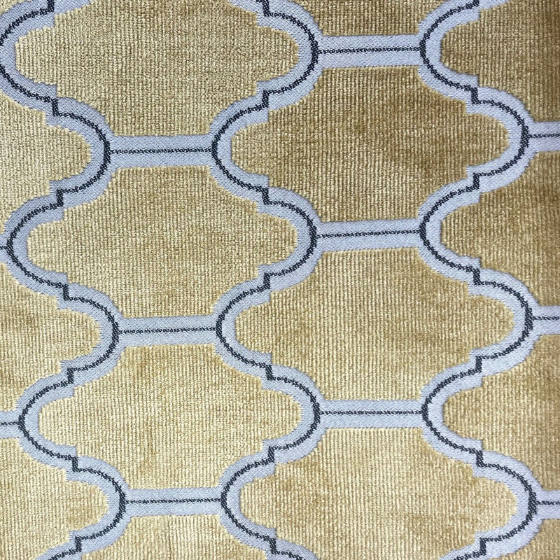 Coussin Royal Arches, Carré, Doré, H 20 po x l 20 po