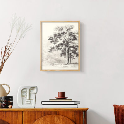 Vintage Landscape - Closed Corner Frame Print