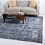 Tapis oriental bleu Charters Towers-1504058149