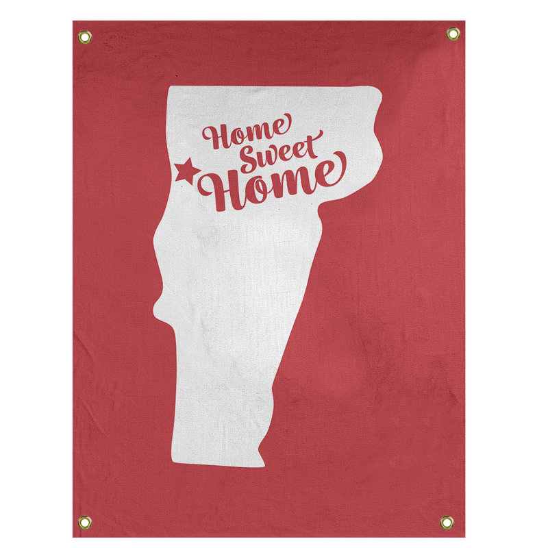 Tapisserie murale burlington doux pour la maison, H 36 po x l 26 po, Rouge