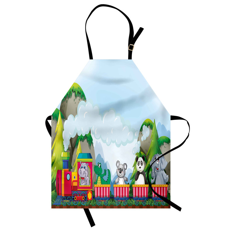 No Pattern Bib Apron
