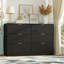 Commode double moderne 6 tiroirs l 47,1 po-118658247