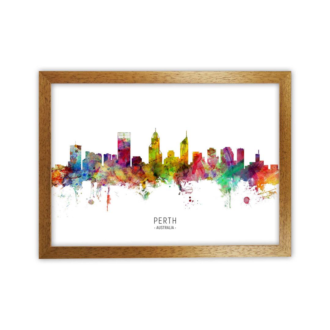 Perth Australia Skyline by Michael Tompsett - Print