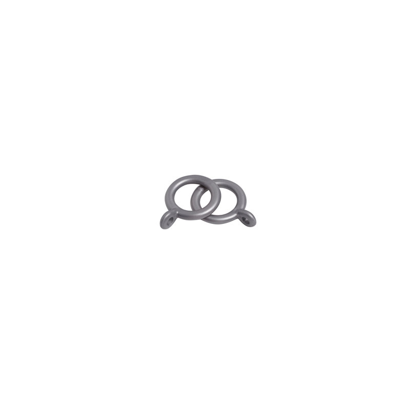 Adjustable 120cm to 210cm 1.6cm Single Curtain Pole, Silver