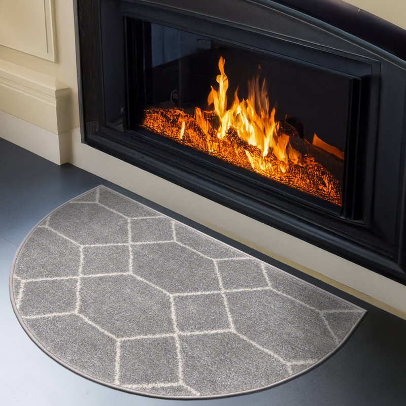 Tapis Arborville Makowski, Demi-cercle 2 pi 2 po x 3 pi 7 po