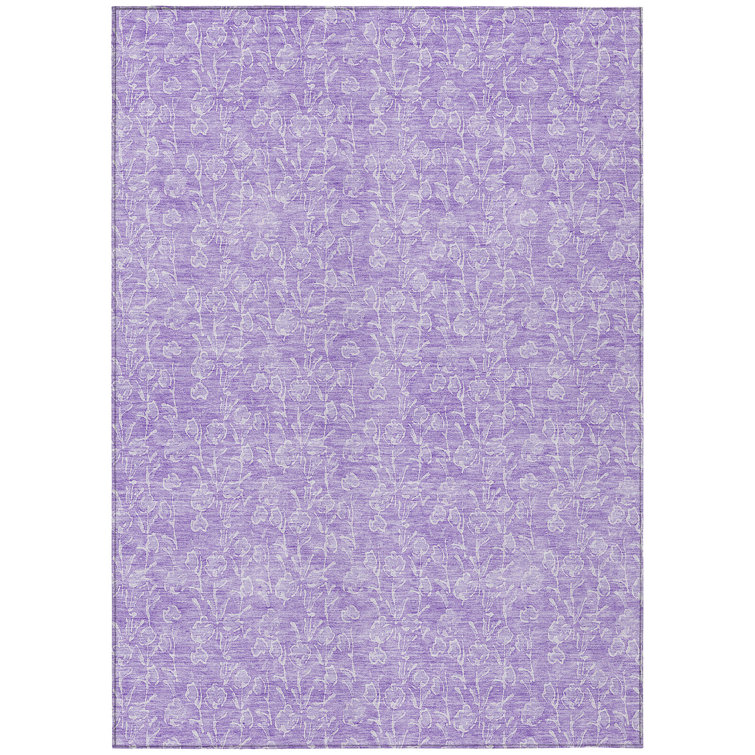 Lavonia Washable Floral Indoor / Outdoor Rug