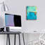 «Matchbox Blue 55» par Erin Ashley, art mural en verre acrylique-1431003955