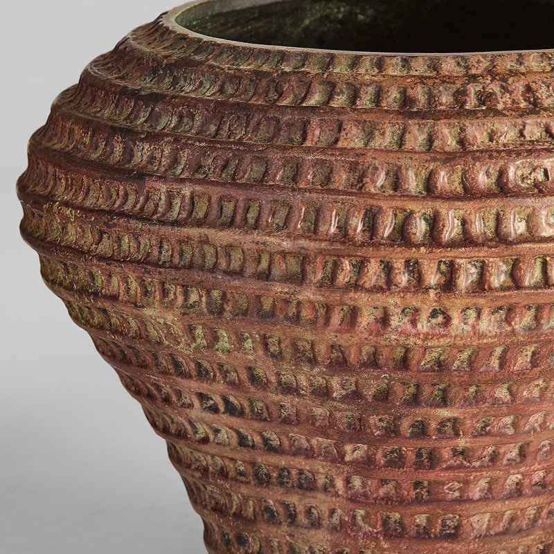 Yucca Handmade Ceramic / Porcelain Table Vase, 7.25" H x 10.25" W x 10.25" D