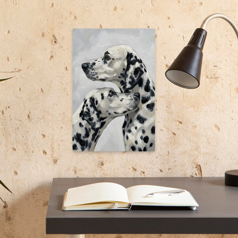 Art dalmatien moderne, H 18 po x l 12 po