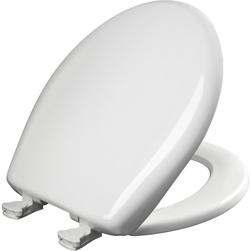 Round Toilet Seat and Lid, Crane White