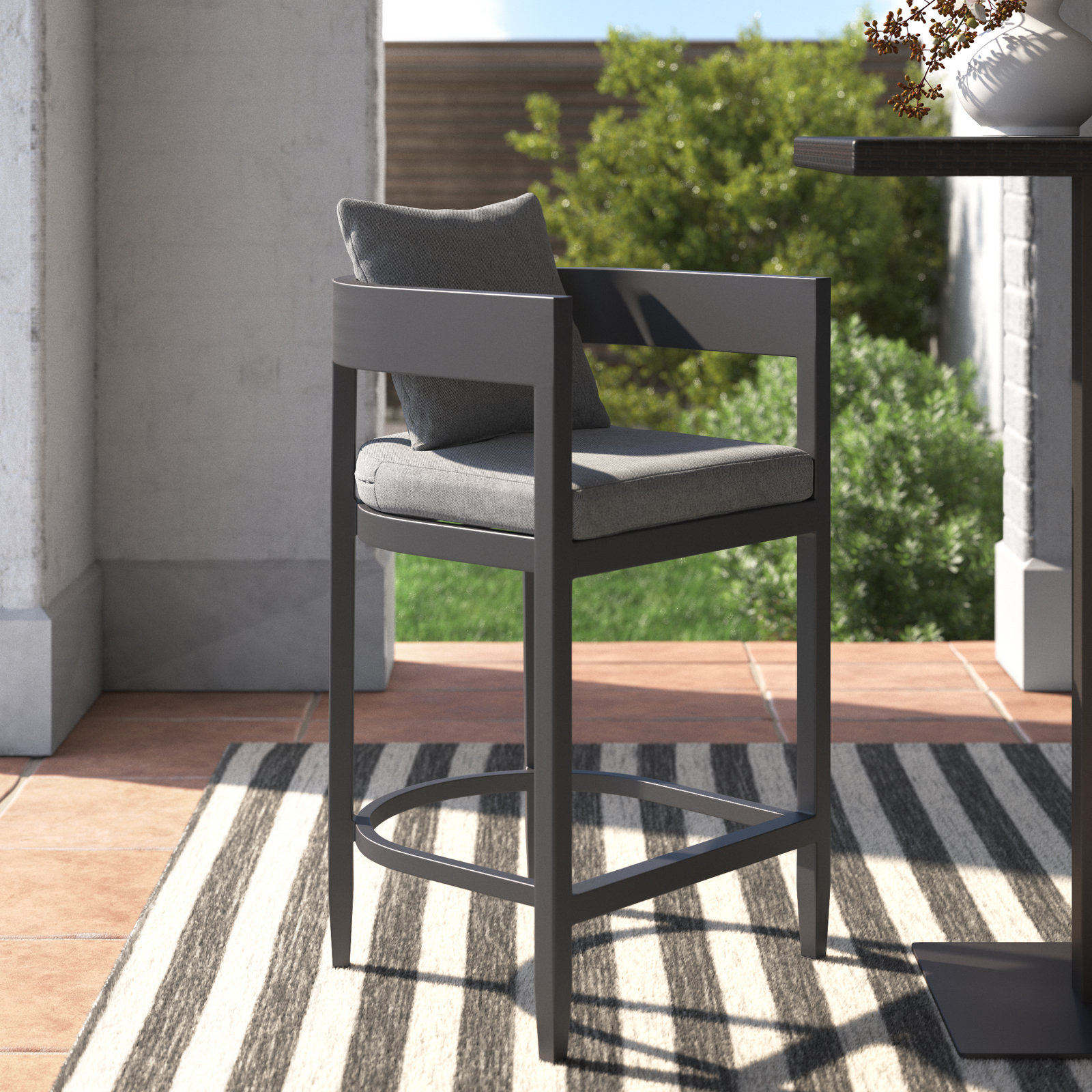 Elza Patio Bar Stool, 26"