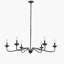 Luminaire suspendu en métal 6 lumières Brighton