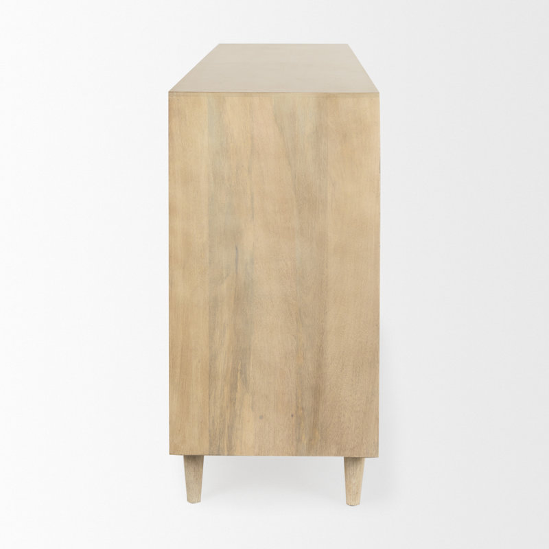 71.75'' W Solid Wood Sideboard, Light Brown