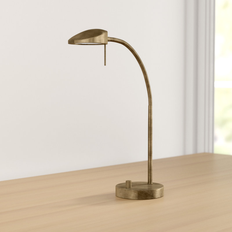 Milan Metal Arched Lamp, Antique Brass
