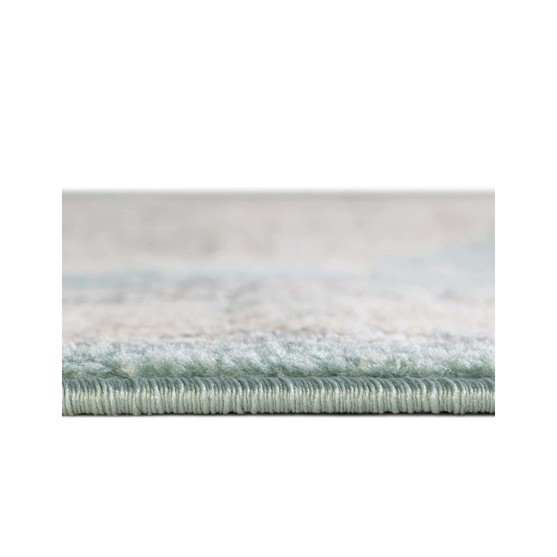 Tapis oriental turquoise Sascha, Octogone 7 pi 10 po x 7 pi 10 po