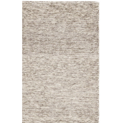 Kedwin Ebony Hand Tufted Wool Cotton Rug in Beige