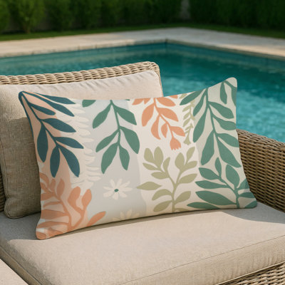 Rustling Leaves Indoor And Outdoor Throw Pillow