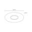 Sparky Plastic LED Flush Ceiling Light