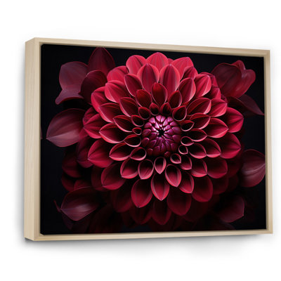 Majestic red dahlia - imprimé