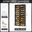  10-Tier Double Column Foldable Shoe Storage Cabinet With Magnetic Doors In Black-1407229151