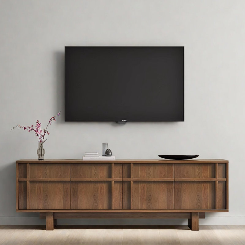 Meuble télé Wabi-sabi, H 21,65 po x L 78,74 po x l 16,53 po