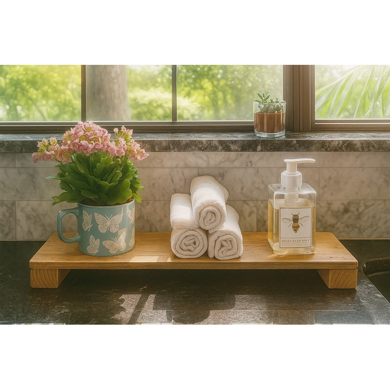Reclaimed Wood Riser Tray