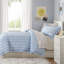 Charming Bow Embroidered Quilt Mini Set With Ruffle Trim And Soft Microfiber-125220505-125220502