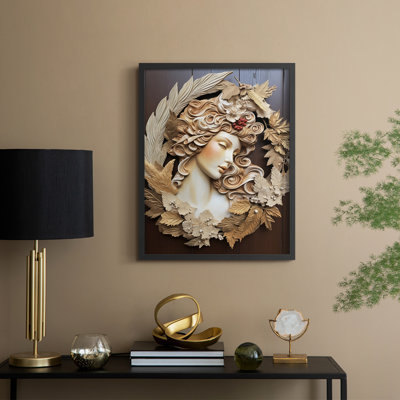 Reproduction d'art encadrée, Noël massif
