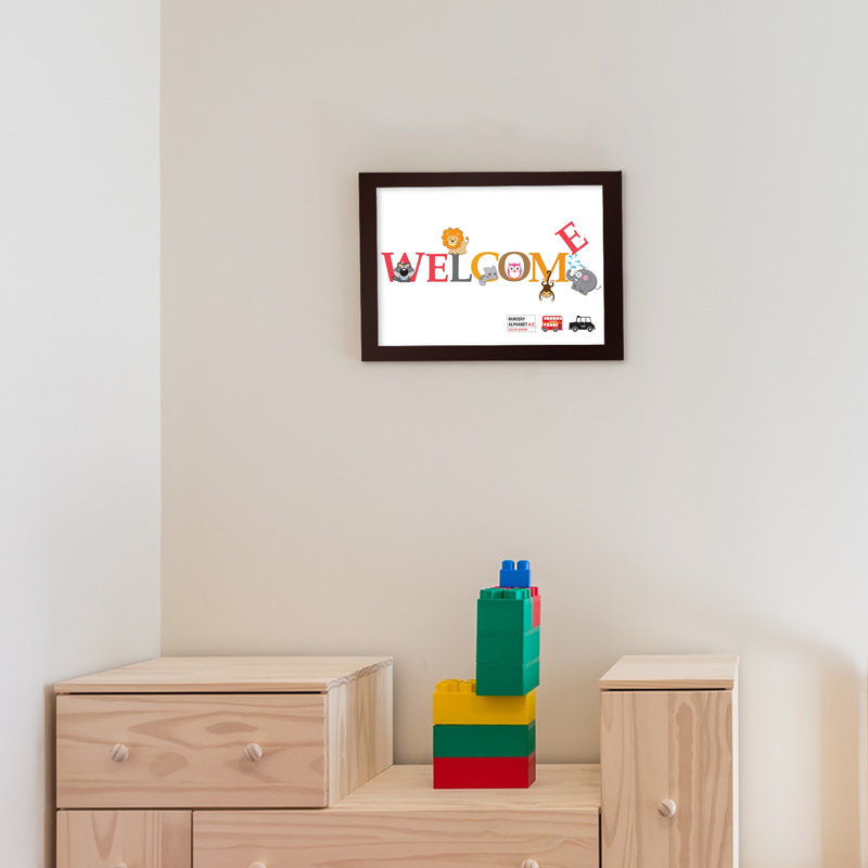 Marley Hand Made Welcome Frame Framed Art