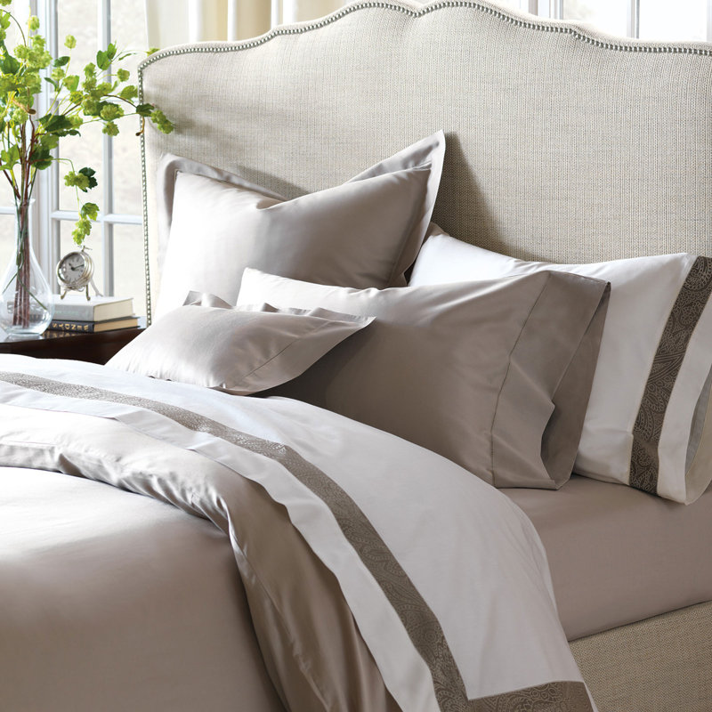 Deluca Pillow Case, Fawn, Queen Pillowcase