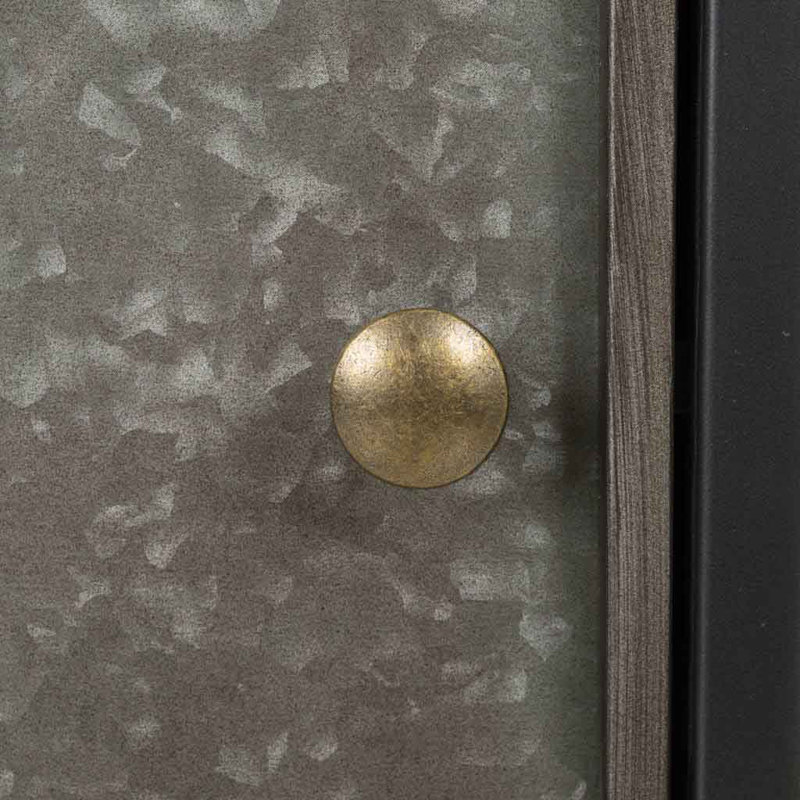 Dimond 37cm W Metal Bedside Table