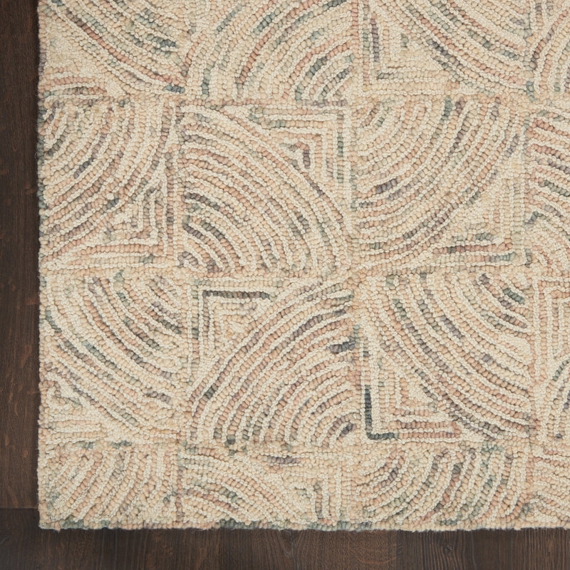 Wool Abstract Indoor Rug, Rectangle 5' x 7'6"