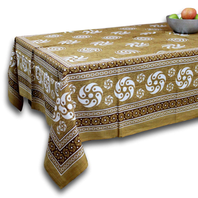 Cotton Tapestry, 64" H x 90" W, Tan