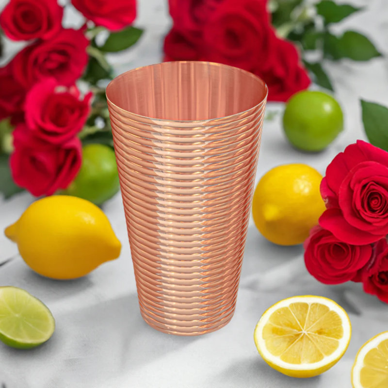 Portuna 18 oz. Verre cuivre, Orange