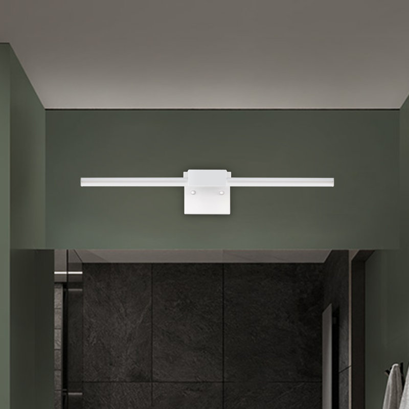 Éclairage pour meuble-lavabo à DEL Graylee, Blanc