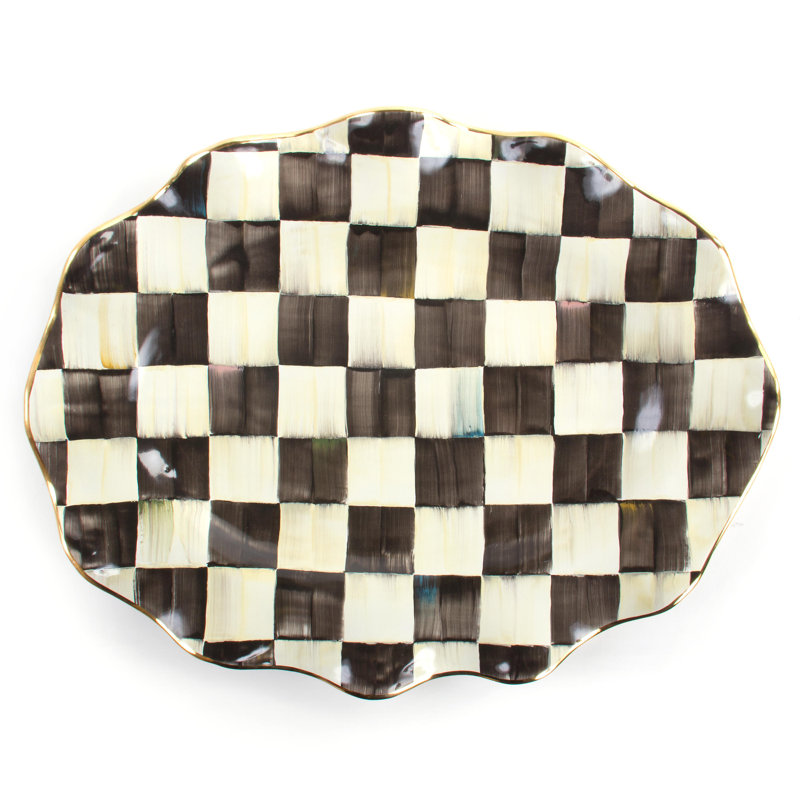 Courtly Check® Serving Platter, 3" H x 16" W x 22" L