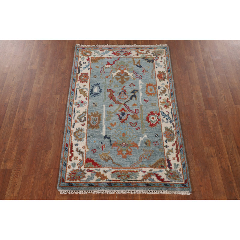 Tapis unique en coton 4 pi 10 po x 3 pi 1 po Ayrabella