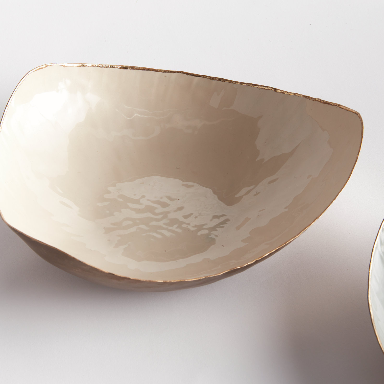 Calisto Handmade Decorative Bowl, Beige