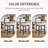 Upholstered Bar Stools With Back(Set Of 2)-2007634538