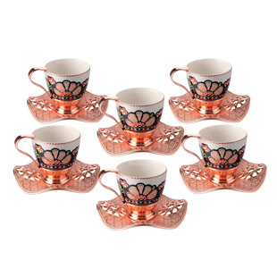 Ensemble de tasses à café espresso (Ensemble de 6)