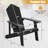 Weather Resistant HIPS Outdoor Adirondack Chair With Cup Holder-1752002606