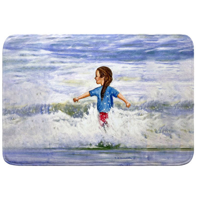 Tapis de bain Girl in Surf