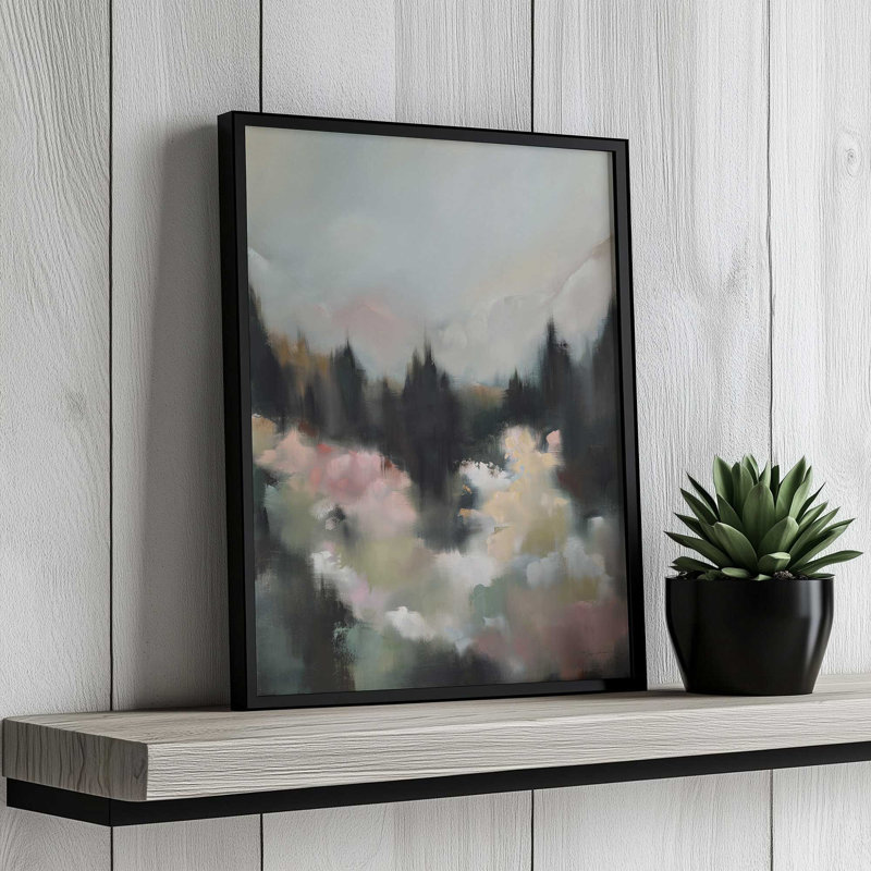 «Prospect in Bloom» par Maggie Sackmann, reproduction d'art, L 24 po x H 32 po, Blanc, Impression encadrée