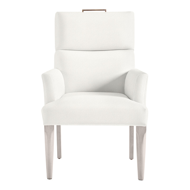 Fauteuil Thom Filicia Home, Kennelly neige, Gris colombe